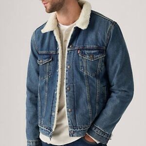Levi’s men’s Sherpa denim jacket